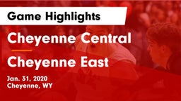 Cheyenne Central  vs Cheyenne East  Game Highlights - Jan. 31, 2020
