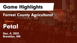 Forrest County Agricultural  vs Petal  Game Highlights - Dec. 8, 2023
