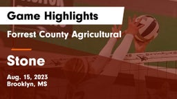 Forrest County Agricultural  vs Stone  Game Highlights - Aug. 15, 2023