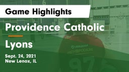 Providence Catholic  vs Lyons Game Highlights - Sept. 24, 2021