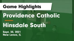 Providence Catholic  vs Hinsdale South  Game Highlights - Sept. 30, 2021