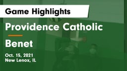 Providence Catholic  vs Benet Game Highlights - Oct. 15, 2021