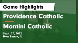 Providence Catholic  vs Montini Catholic  Game Highlights - Sept. 27, 2022