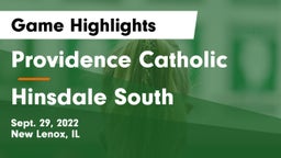Providence Catholic  vs Hinsdale South  Game Highlights - Sept. 29, 2022