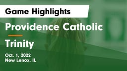 Providence Catholic  vs Trinity Game Highlights - Oct. 1, 2022