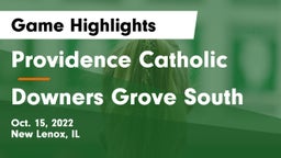 Providence Catholic  vs Downers Grove South Game Highlights - Oct. 15, 2022