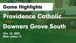 Providence Catholic  vs Downers Grove South  Game Highlights - Oct. 16, 2023