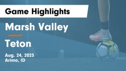 Marsh Valley  vs Teton  Game Highlights - Aug. 24, 2023