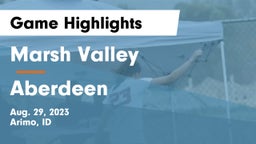 Marsh Valley  vs Aberdeen Game Highlights - Aug. 29, 2023