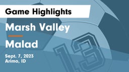 Marsh Valley  vs Malad Game Highlights - Sept. 7, 2023