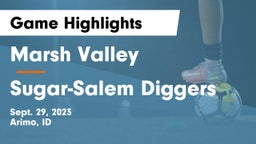 Marsh Valley  vs Sugar-Salem Diggers Game Highlights - Sept. 29, 2023