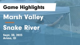 Marsh Valley  vs Snake River Game Highlights - Sept. 30, 2023