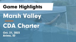 Marsh Valley  vs CDA Charter Game Highlights - Oct. 21, 2023