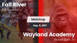 Matchup: Fall River High vs. Wayland Academy  2017