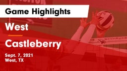 West  vs Castleberry  Game Highlights - Sept. 7, 2021