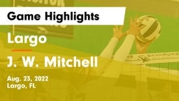 Largo  vs J. W. Mitchell  Game Highlights - Aug. 23, 2022