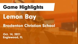 Lemon Bay  vs Bradenton Christian School Game Highlights - Oct. 14, 2021
