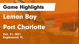Lemon Bay  vs Port Charlotte  Game Highlights - Oct. 21, 2021