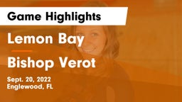 Lemon Bay  vs Bishop Verot  Game Highlights - Sept. 20, 2022