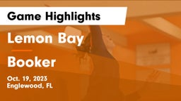 Lemon Bay  vs Booker  Game Highlights - Oct. 19, 2023
