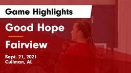 Good Hope  vs Fairview  Game Highlights - Sept. 21, 2021