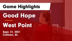 Good Hope  vs West Point  Game Highlights - Sept. 21, 2021