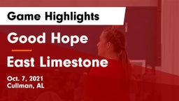 Good Hope  vs East Limestone  Game Highlights - Oct. 7, 2021
