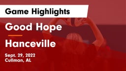 Good Hope  vs Hanceville Game Highlights - Sept. 29, 2022