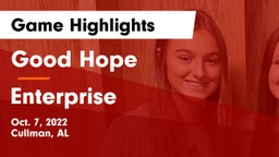 Good Hope  vs Enterprise Game Highlights - Oct. 7, 2022