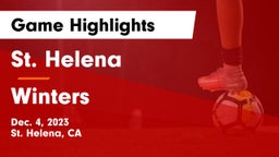 St. Helena  vs Winters  Game Highlights - Dec. 4, 2023