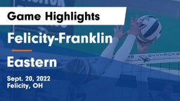 Felicity-Franklin  vs Eastern  Game Highlights - Sept. 20, 2022