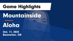 Mountainside  vs Aloha  Game Highlights - Oct. 11, 2022