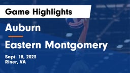 Auburn  vs Eastern Montgomery  Game Highlights - Sept. 18, 2023