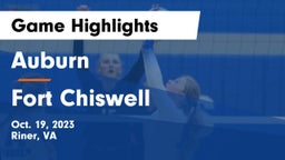 Auburn  vs Fort Chiswell  Game Highlights - Oct. 19, 2023