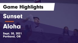 Sunset  vs Aloha  Game Highlights - Sept. 30, 2021