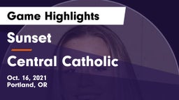 Sunset  vs Central Catholic  Game Highlights - Oct. 16, 2021