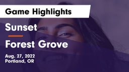 Sunset  vs Forest Grove  Game Highlights - Aug. 27, 2022
