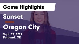 Sunset  vs Oregon City Game Highlights - Sept. 24, 2022