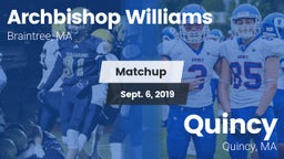 Matchup: Archbishop Williams vs. Quincy  2019