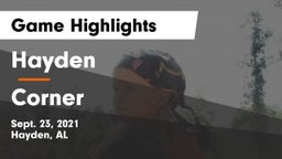 Hayden  vs Corner Game Highlights - Sept. 23, 2021