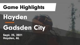 Hayden  vs Gadsden City  Game Highlights - Sept. 25, 2021