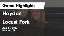 Hayden  vs Locust Fork  Game Highlights - Aug. 23, 2022