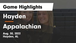 Hayden  vs Appalachian  Game Highlights - Aug. 30, 2022