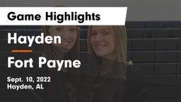 Hayden  vs Fort Payne  Game Highlights - Sept. 10, 2022