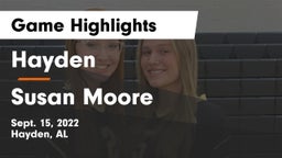 Hayden  vs Susan Moore  Game Highlights - Sept. 15, 2022