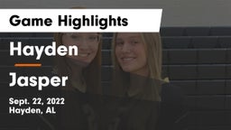 Hayden  vs Jasper  Game Highlights - Sept. 22, 2022