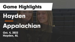 Hayden  vs Appalachian  Game Highlights - Oct. 4, 2022