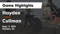 Hayden  vs Cullman  Game Highlights - Sept. 5, 2023