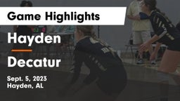 Hayden  vs Decatur  Game Highlights - Sept. 5, 2023
