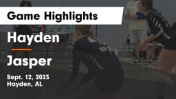 Hayden  vs Jasper  Game Highlights - Sept. 12, 2023